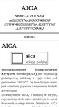 Mobile Screenshot of aica.sztuka.edu.pl